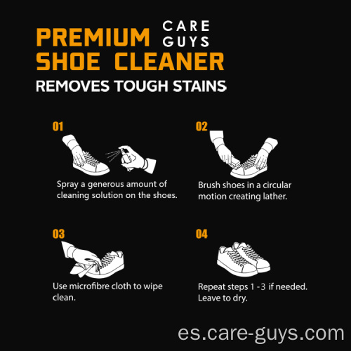 El kit de limpiador de zapatos Ultimate incluye limpiador de zapatos